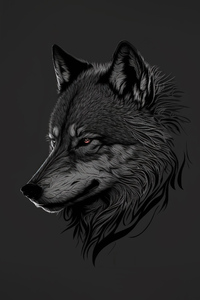 1080x2280 Wolf 4k