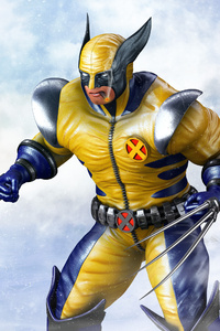 480x854 Wolverine 3d CGI Artwork