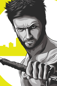 Wolverine 4k Illustration