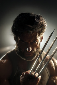 Wolverine Claws Out (240x320) Resolution Wallpaper