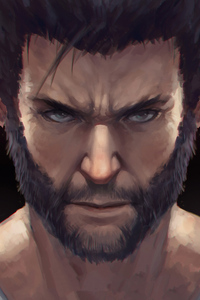 Wolverine Closeup Beard