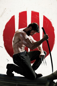 1280x2120 Wolverine Deadly Skill With A Samurai Sword