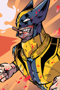 Wolverine Guardian (800x1280) Resolution Wallpaper