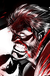 Wolverine Illustration 4k