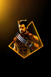 Wolverine In Action Mode (1125x2436) Resolution Wallpaper