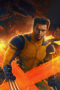 Wolverine In Deadpool 3 (240x400) Resolution Wallpaper