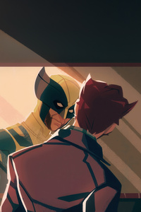 Wolverine Looking Himself (480x854) Resolution Wallpaper