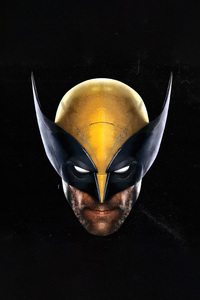 Wolverine Mask Artwork (360x640) Resolution Wallpaper