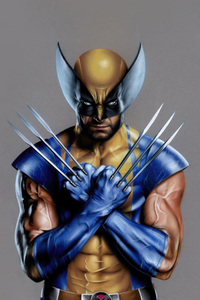 Wolverine Ready (1125x2436) Resolution Wallpaper