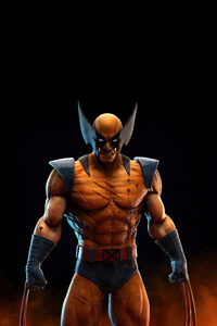 Wolverine The Lone Howl (1125x2436) Resolution Wallpaper