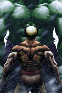 Wolverine Vs Hulk