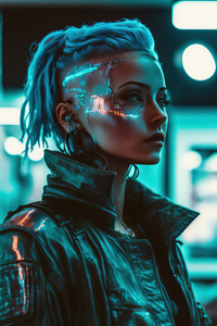 720x1280 Women Cyberpunk 5k