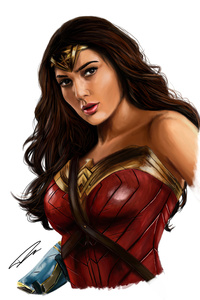 Wonder Woman 4k Fan Artwork (360x640) Resolution Wallpaper