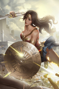 Wonder Woman 4k New (1440x2960) Resolution Wallpaper
