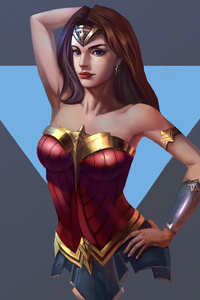 Wonder Woman 4kart (1125x2436) Resolution Wallpaper