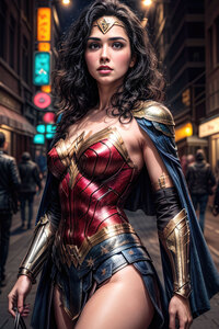 Wonder Woman 5k Artwork 2023 (320x480) Resolution Wallpaper