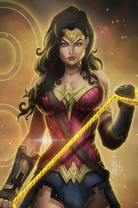 Wonder Woman 84 Fan Art (240x400) Resolution Wallpaper