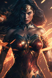 Wonder Woman Amazonian 5k (320x480) Resolution Wallpaper