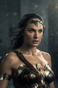 Wonder Woman Amazonian Warrior 5k (1080x2160) Resolution Wallpaper
