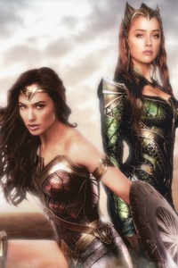 360x640 Wonder Woman And Mera