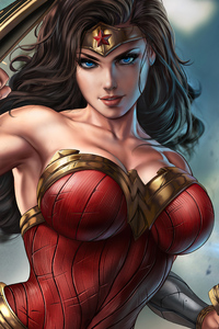 Wonder Woman Armor Sword 5k (1080x2280) Resolution Wallpaper