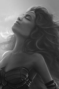 Wonder Woman Art 2 (640x960) Resolution Wallpaper