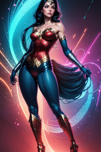 Wonder Woman Artful (240x320) Resolution Wallpaper