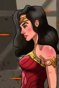 Wonder Woman Cartoonic Art