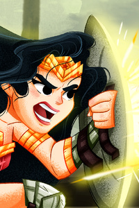 Wonder Woman Character Design (240x320) Resolution Wallpaper