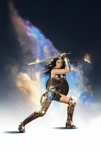 Wonder Woman Combat Mode (720x1280) Resolution Wallpaper