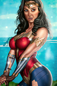 Wonder Woman Comic Art 4k
