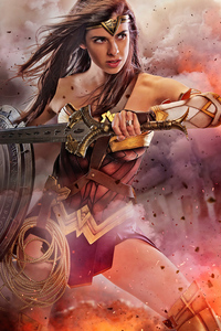 1080x2160 Wonder Woman Cosplay 2022 4k