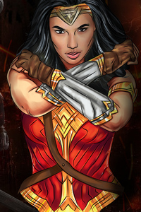 Wonder Woman Crossed Arms
