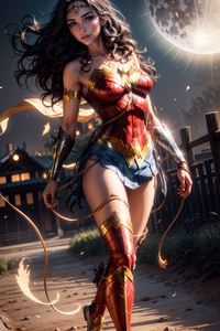 Wonder Woman Crown Princess (320x480) Resolution Wallpaper