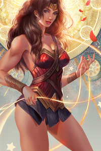 Wonder Woman Cute New Art (1080x2280) Resolution Wallpaper