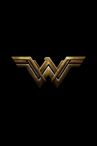 Wonder Woman Dark Logo 4k (360x640) Resolution Wallpaper