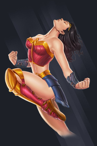 Wonder Woman Dc Fandome 4k (1440x2560) Resolution Wallpaper