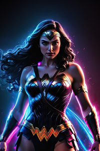 Wonder Woman Defender Of Truth (2160x3840) Resolution Wallpaper