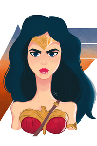 Wonder Woman Digital Arts 4k (480x854) Resolution Wallpaper