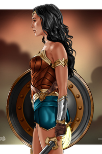Wonder Woman Digital Artwork 4k