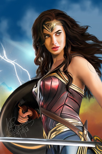 Wonder Woman Fan Art 10k