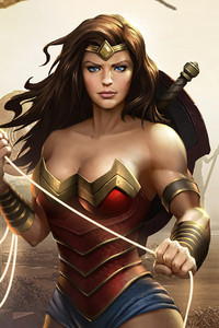 Wonder Woman Fan Artwork 2020 (360x640) Resolution Wallpaper