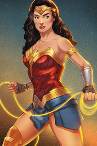 Wonder Woman Gal Gadot 2020 Artwork (540x960) Resolution Wallpaper