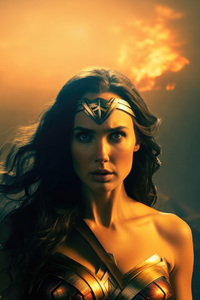 Wonder Woman Gal Gadot 5k 2023 (1440x2960) Resolution Wallpaper