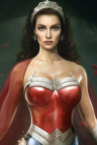 Wonder Woman Girl (480x854) Resolution Wallpaper