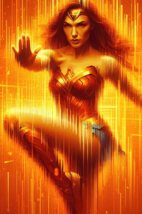 Wonder Woman Grace In The World (240x320) Resolution Wallpaper
