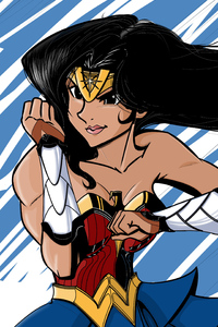 Wonder Woman Illustrator 4k