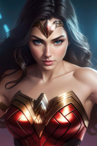 Wonder Woman Mythic Power (640x1136) Resolution Wallpaper