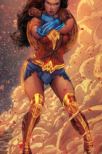 Wonder Woman New Digital Art (320x480) Resolution Wallpaper