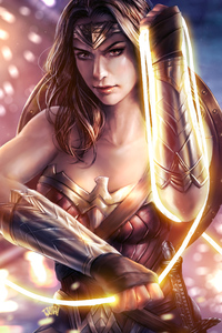 Wonder Woman Paint Artwork